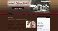 Desktop Screenshot of jwilliamsdentistry.com